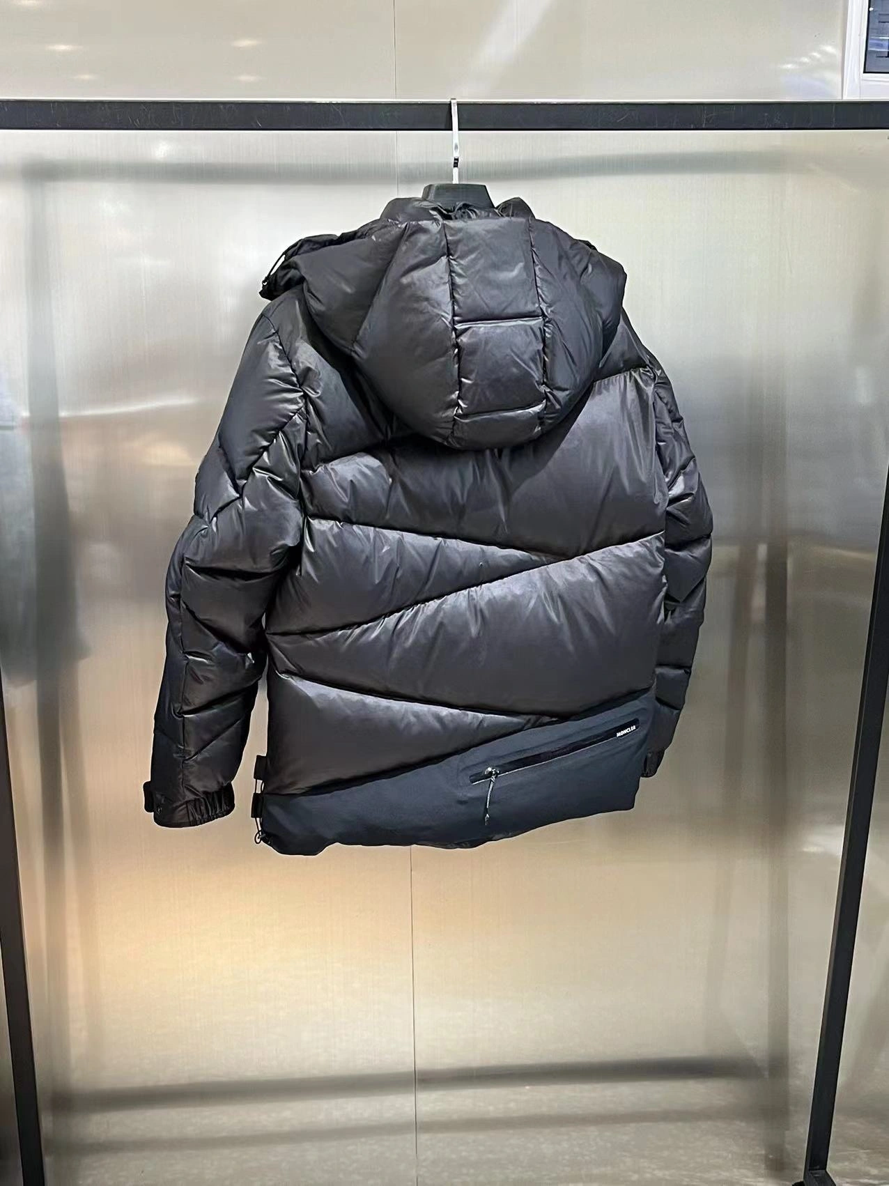 wg.luxury- 7o9385r polyester fiber down jacket 90 White goose down oversized 2Colour item:D-F431J1327-2